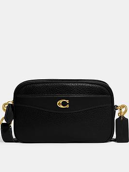 Coach Soft Pebble Leather Camera Bag