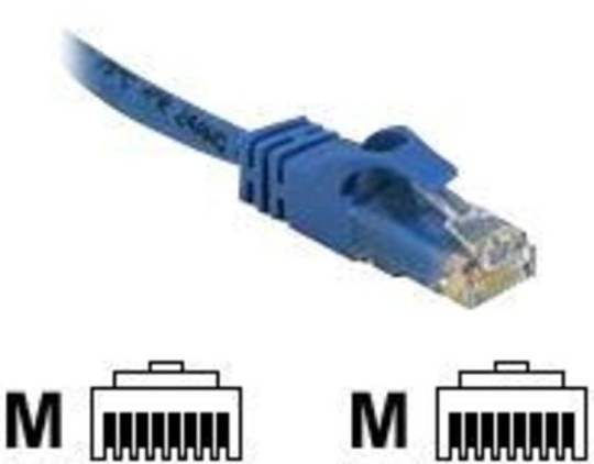 C2G, Cat6 550MHz Snagless Patch Cable Blue, 2m