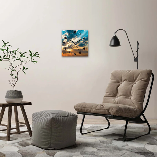 Sunset Sky Silent Wall Clock