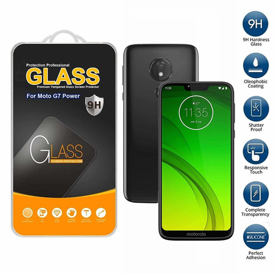 Screen Protector Tempered Glass For Motorola Moto G7 Power