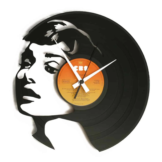 Audrey Audry Hepburn Inspired Vinyl 30cm Silent Wall Clock