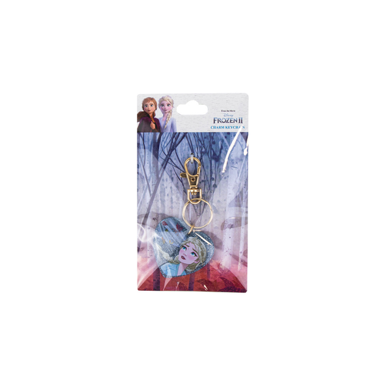 (FRZN ELSA KEYRING) Disney Frozen 2 Charm Keyring KeyChain Anna Elsa