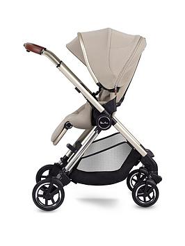 Silver Cross Dune Ultimate Pack Including Pushchair, Dream I-Size Car Seat, Base, Rucksack, Footmuff, Cup Holder, Adaptors, Snack Tray And Phone Holder - Stone