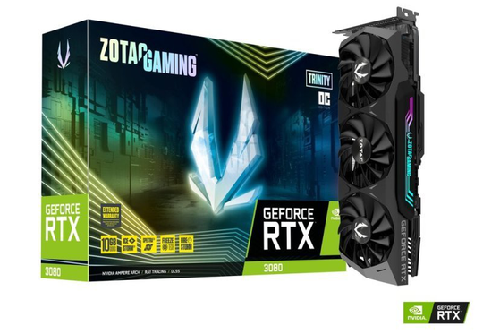 Zotac GeForce RTX 3080 10GB Trinity OC LHR Ampere Graphics Card