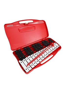 A-Star 25 Note Chromatic Glockenspiel Traditional Red