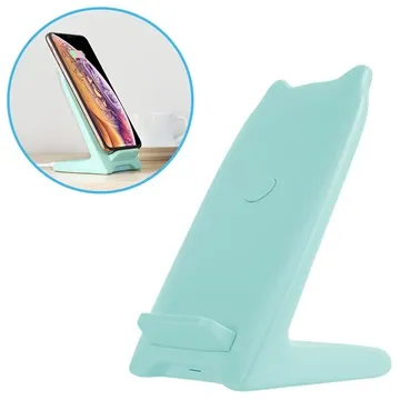 Nillkin Kitty Qi Wireless Charger / Desktop Holder - 10W - Cyan