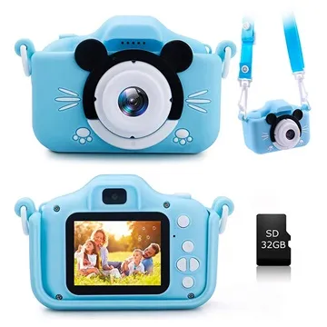 Kids Digital Camera with 32GB Memory Card - Blue