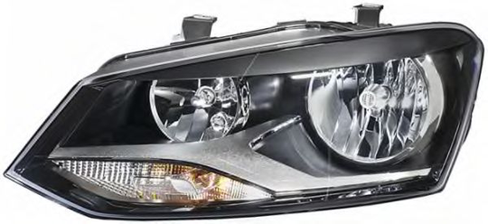 Headlight Halogen 1LE247051-041 by Hella Right