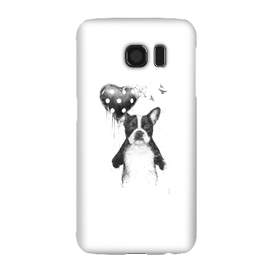 Balazs Solti Bulldog And Balloon Phone Case for iPhone and Android - Samsung S6 - Snap Case - Gloss