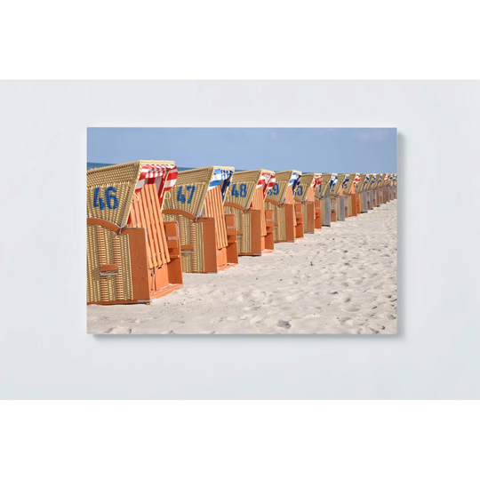 Beach Chairs Magnetic Wall Mounted Cork Board
