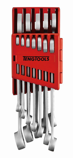 Teng Tools 8512A | Combination Spanner Set - Anti Slip 12pc 8 -19mm in Case