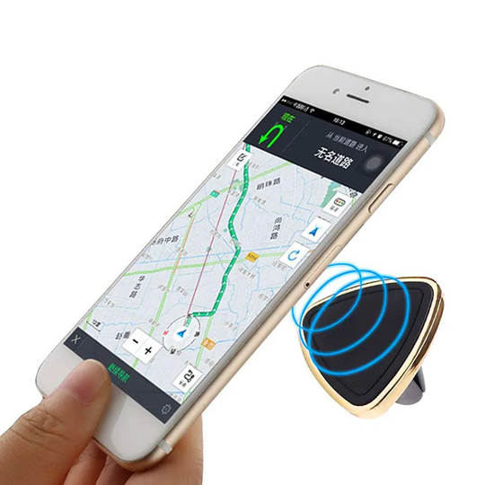 Aquarius In-Car Magnetic Phone Holder - Gold