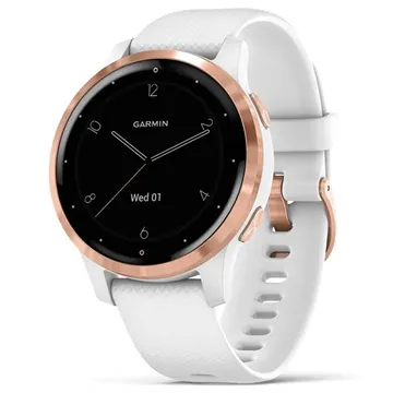 Garmin Vivoactive 4S Smartwatch with GPS - 40mm - White / Rose Gold