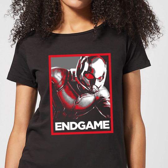 Avengers Endgame Ant-Man Poster Women's T-Shirt - Black - S - Black