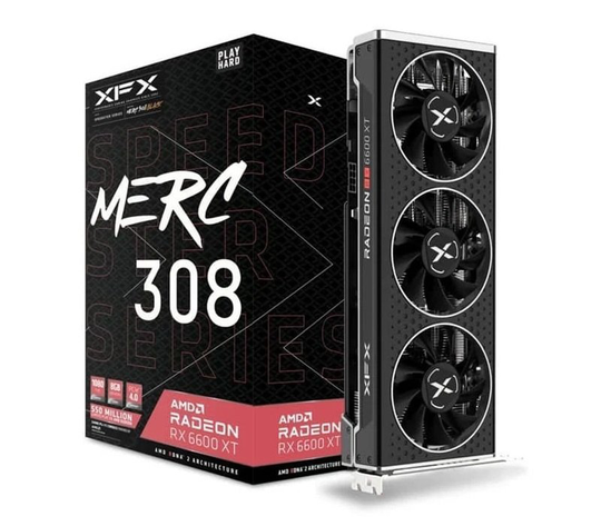 XFX Radeon RX 6600 XT 8GB MERC 308 BLACK Graphics Card