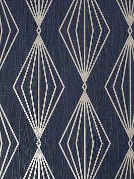 Boutique Marquise Geo Sapphire Wallpaper