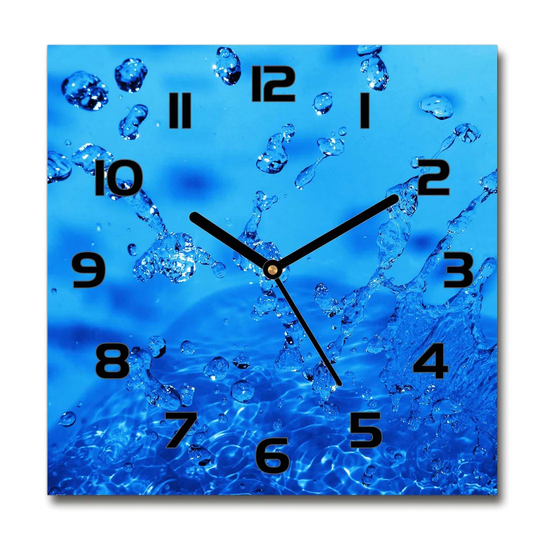 Drops of Water Silent Wall Clock