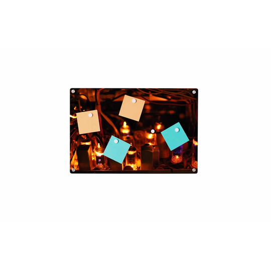 Tubes Magnetic Wall Mounted Photo Memo Board