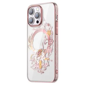 Kingxbar Myth Series iPhone 14 Pro Max Case - Pink Deer