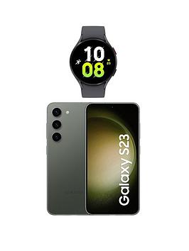 Samsung Samsung Galaxy S23 Smartphone 256Gb Green + Galaxy Watch5 Aluminium 44Mm Graphite