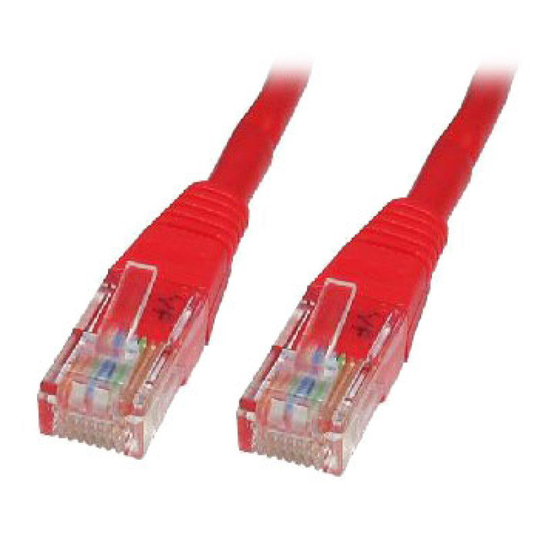 Cables Direct 0.5M Cat5e Patch Cable Red