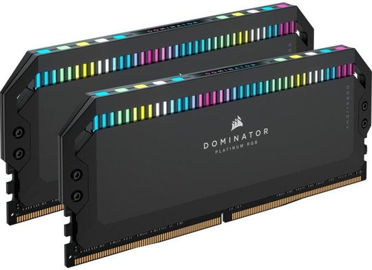 Corsair Dominator Platinum RGB 32GB (2 x 16GB) DDR5 DRAM 5600Mhz C36 Memory Kit - Black