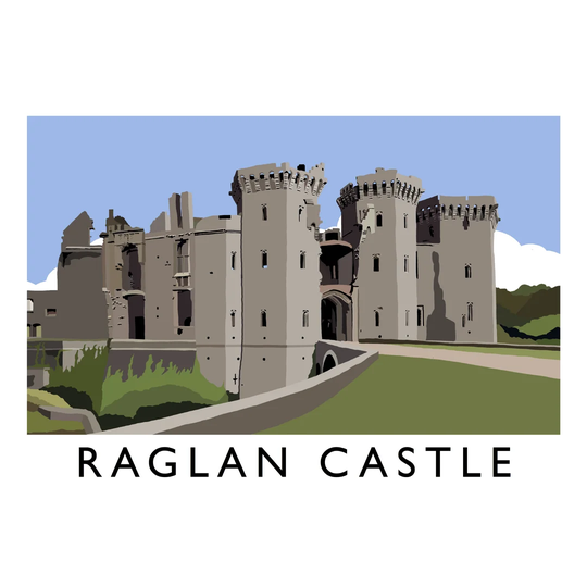 Raglan Castle 2 by Richard O'Neil - Graphic Art Print on Paper