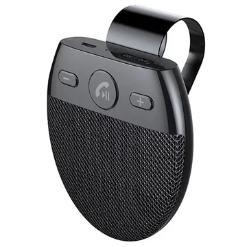 Car Bluetooth Speakerphone with Rechargeable Battery SP11 - Black