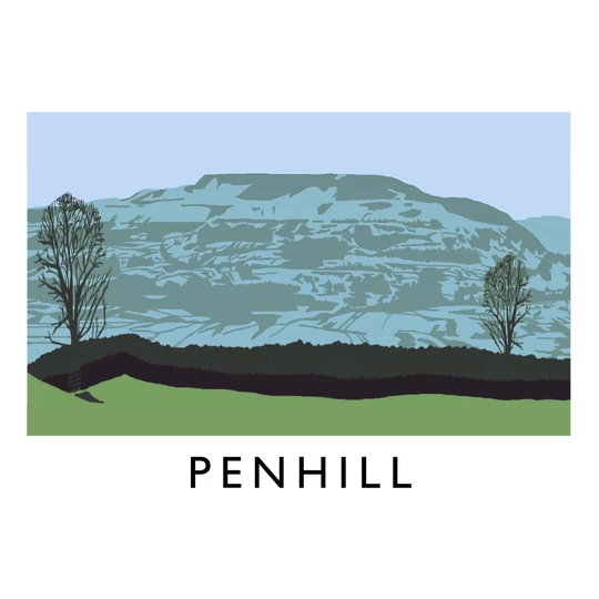 'Penhill' Graphic Art
