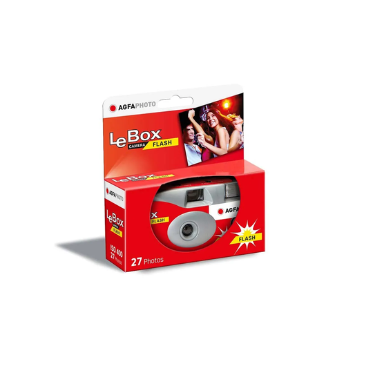 Agfa Single Use Camera With Flash - Photo Le Box 27 Exp