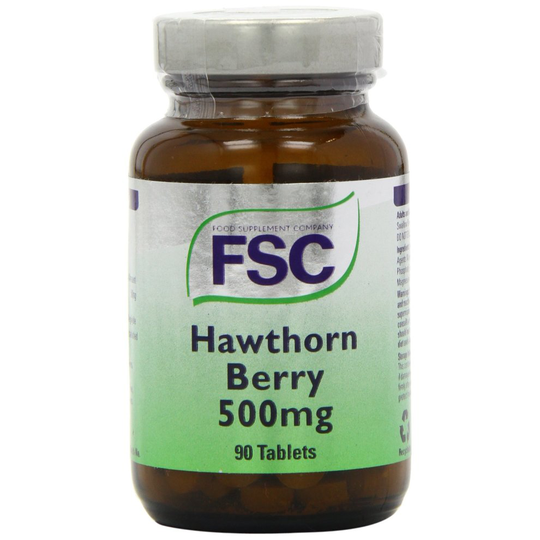 FSC 500mg Hawthorn Berry - Pack of 90 Tablets