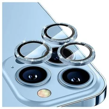 Hat Prince Glitter iPhone 14 Pro/14 Pro Max Camera Lens Protector - Blue