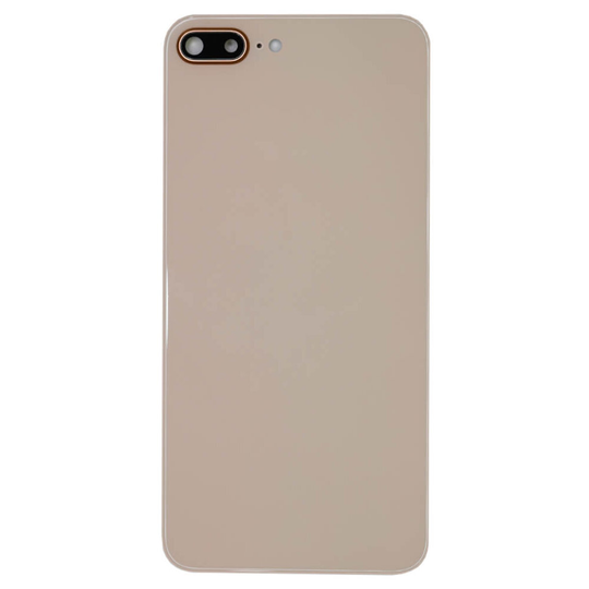 For iPhone 8 Plus - Rear Glass Back Cover with Camera Lens - Rose