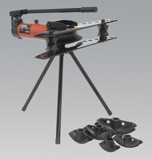 Sealey PBS90 | Industrial Hydraulic Pipe Bender with Stand 9tonne