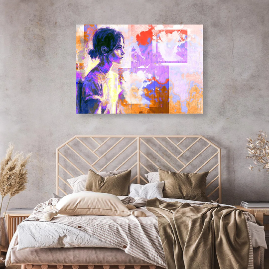 Canvas Print, Purple Abstraction 16710