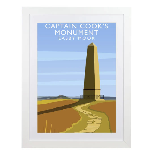 Captain Cooks Monument by Richard O'Neil - Graphic Art Print on Paper