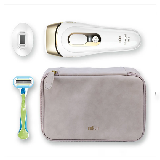Braun BRAIPL5124 Silkexpert Pro 5 Latest Generation IPL Hair Remover - White and Gold