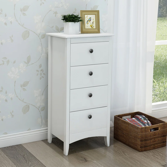 Gaiser 4 Drawer Bedside Table