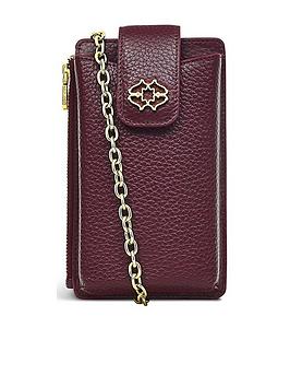 Radley Hillcrest Large Phone Crossbody - Dark Cherry