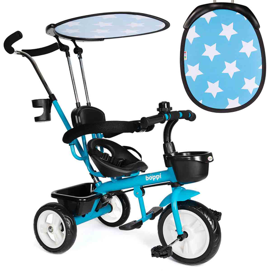Boppi 4-in-1 Metal Tricycle - Blue