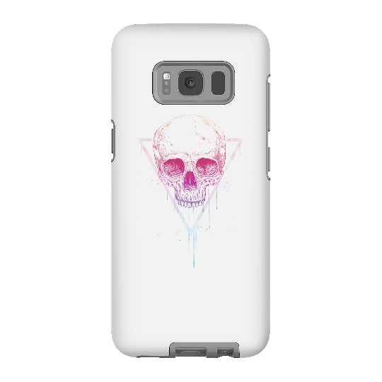 Balazs Solti Colourful Skull Phone Case for iPhone and Android - Samsung S8 - Tough Case - Matte