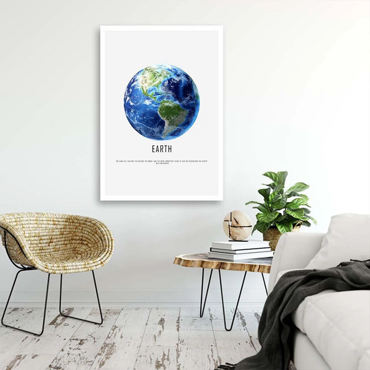 Canvas Print Earth Planet Cosmos
