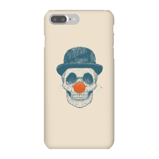 Balazs Solti Red Nosed Skull Phone Case for iPhone and Android - iPhone 7 Plus - Snap Case - Matte