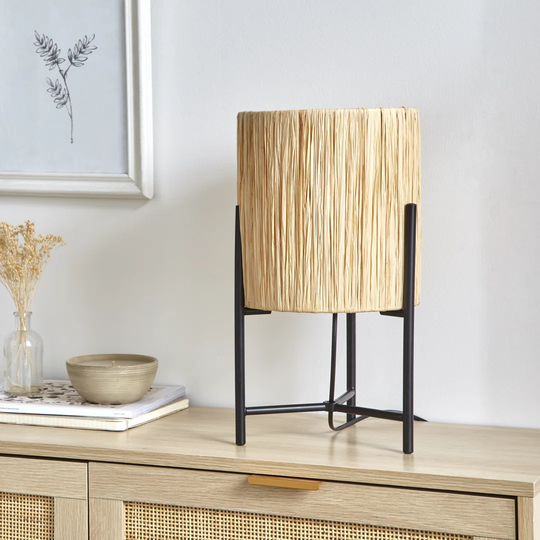 Chandlerville 38Cm Black Tripod Table Lamp