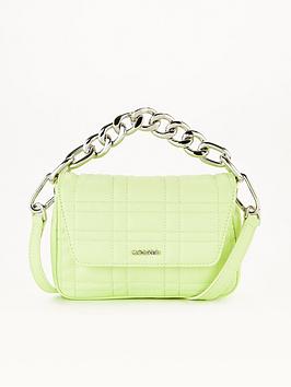 Calvin Klein Touch Shoulder Bag - Lime, Lime, Women