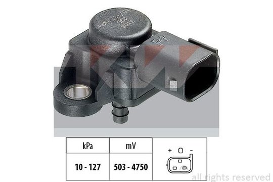 Air Pressure Sensor, height adaptation Made in Italy - OE Equivalent 493106 KW 493106
