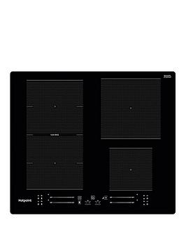 Hotpoint Ts5760Fne Built-In 65Cm Width, Induction Hob - Black - Hob Only