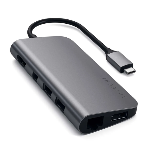 Satechi - Aluminium Type-c Multimedia Adapter - Space Grey