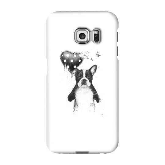 Balazs Solti Bulldog And Balloon Phone Case for iPhone and Android - Samsung S6 Edge Plus - Snap Case - Gloss
