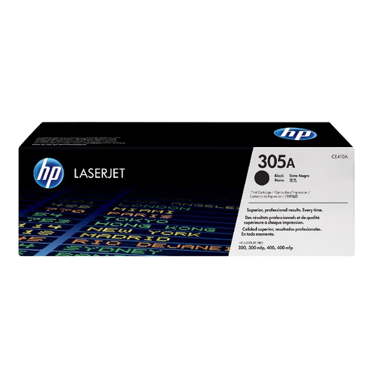 HP 305A Black Original LaserJet Toner Cartridge